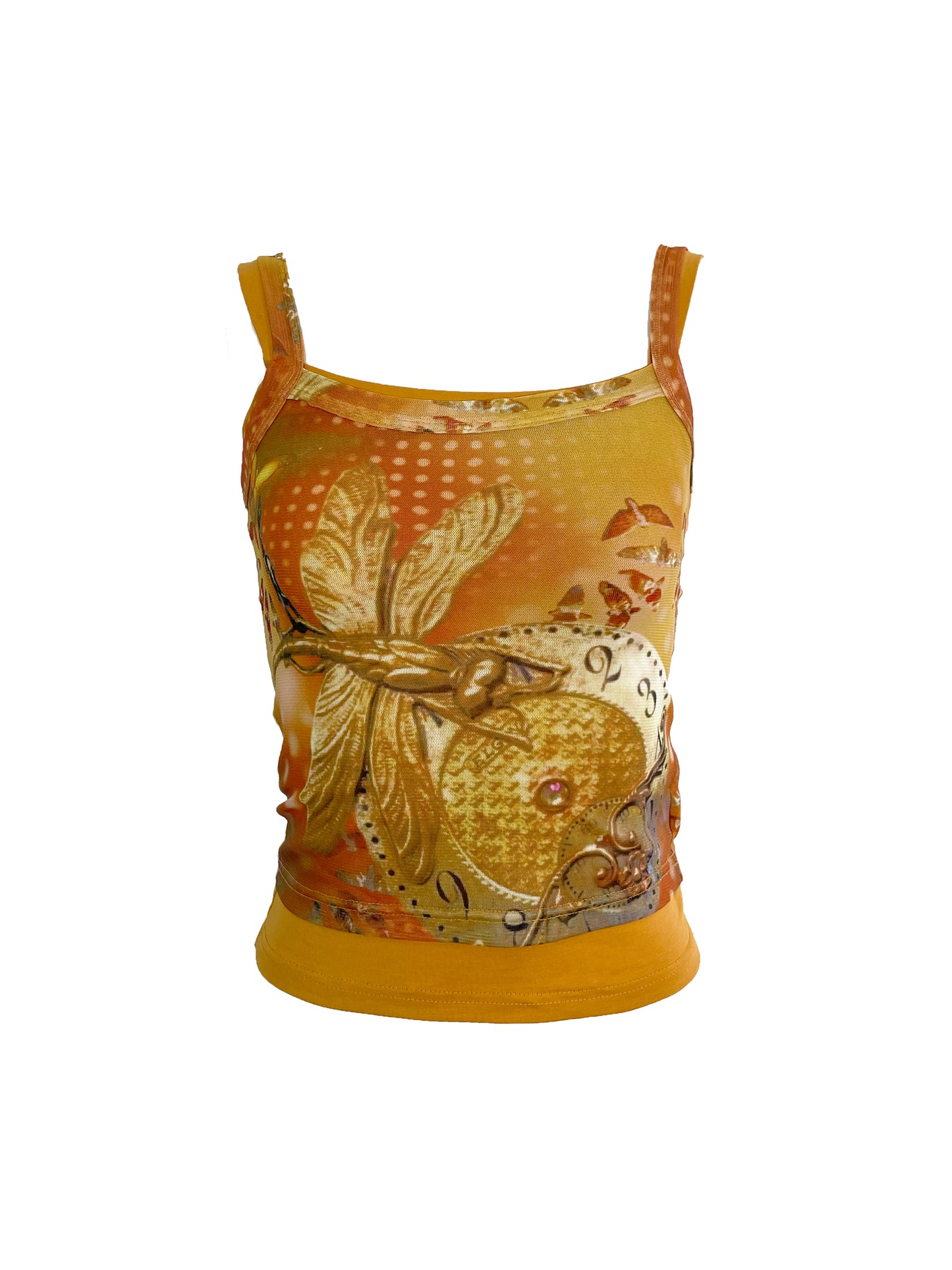 Ji Xie Qing Ting Two-piece Cami Top Set