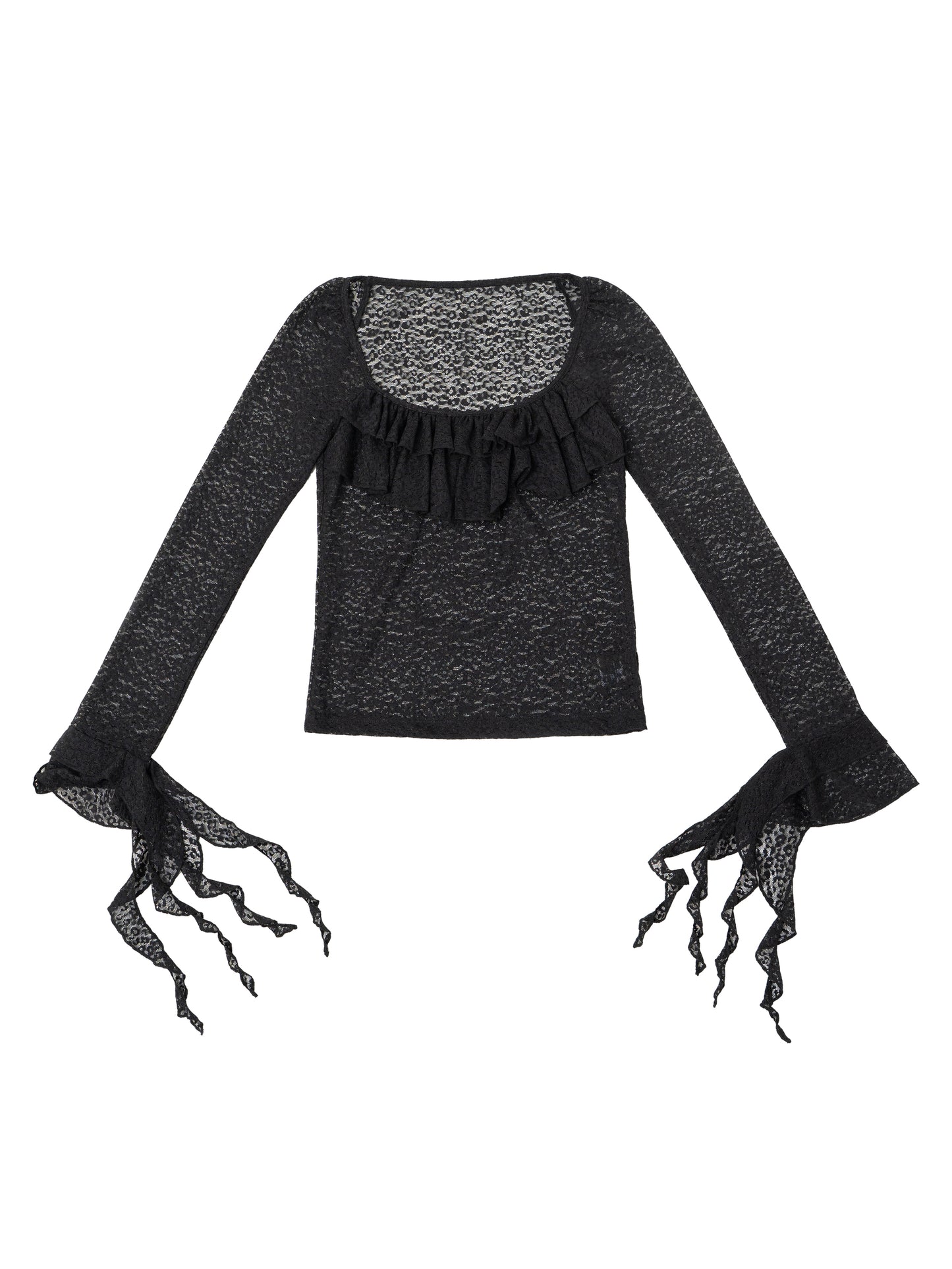 Black Lace Temptation Top