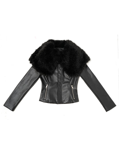 Heather Leather Jacket