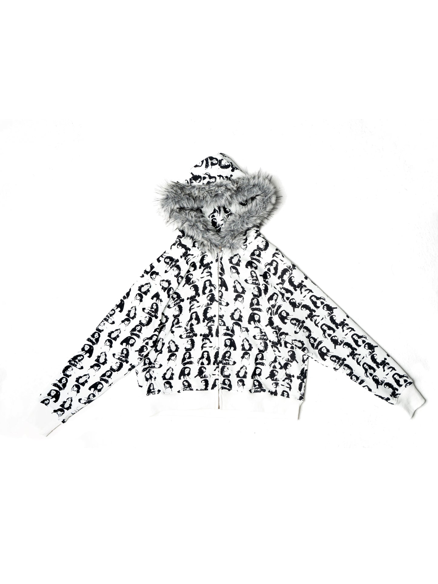 'WHO CARES?' Zip Up Hoodie