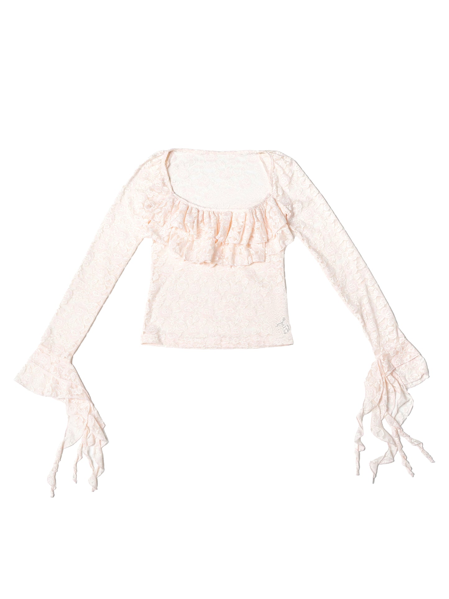 White Lace Temptation Top