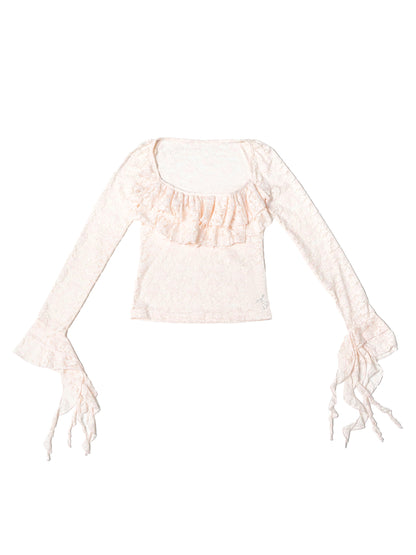 White Lace Temptation Top