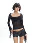 Black Lace Temptation Top
