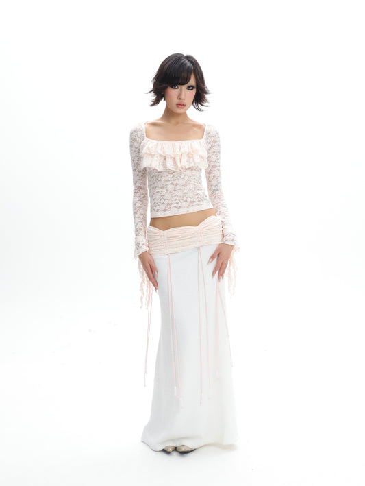 The White Fuzzy Skirt