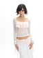 White Lace Temptation Top