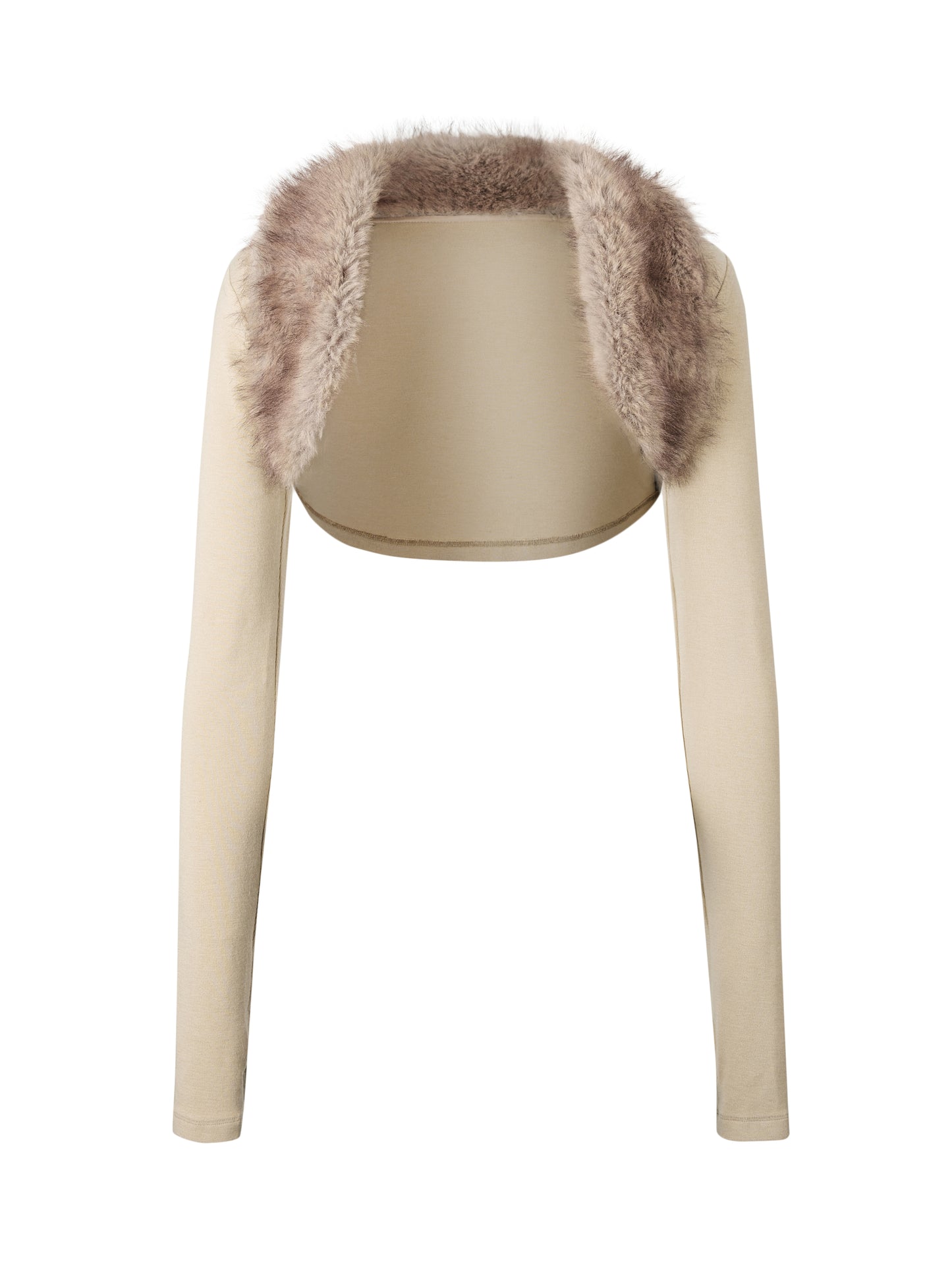 Gia Fur Collar Shrug