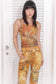 Ji Xie Qing Ting Two-piece Cami Top Set