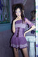 PURPLE RIBON TUBE DRESS