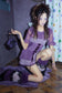 PURPLE RIBON TUBE DRESS