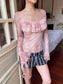 Pink Lace Temptation Top