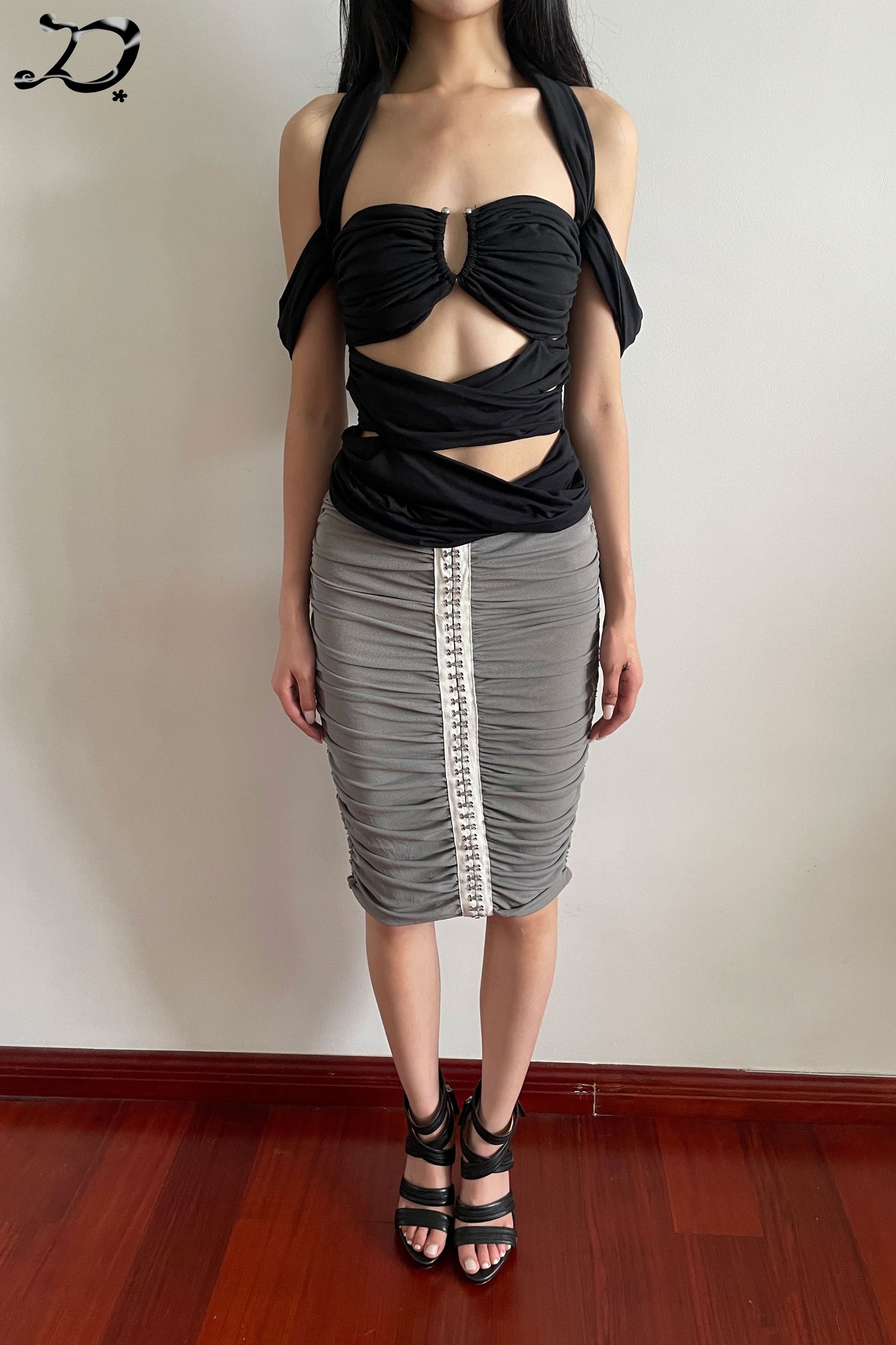 Veloria Midi Skirt