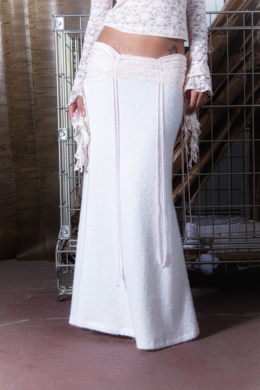 The White Fuzzy Skirt