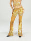 Ji Xie Qing Ting Low Rise Jeans