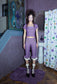 PURPLE STACEY LOW RISE CAPRI