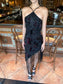 Valencia Floral Fringe Dress