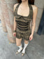 Vivienne Plaid Top & Micro Shorts