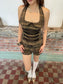 Vivienne Plaid Top & Micro Shorts