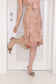 Nude Pink Lace Bustier Top & Mermaid Skirt