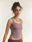 PURPLE JACQUARD BUSTIER TOP